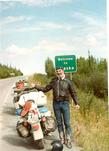 Canada/Alaska border and first warm weather of the trip