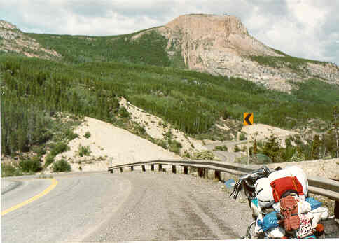 Typical winding road that brings joy to a Harley rider's heart