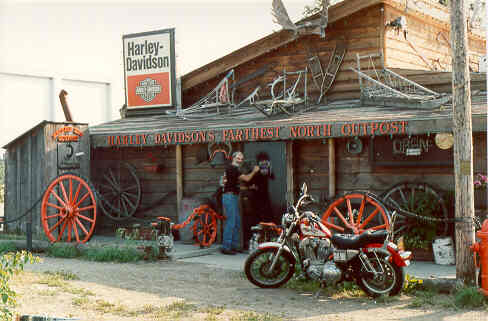 Knocking on the door of Harley's northern-most dealership