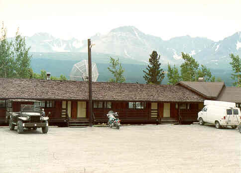 Cozy Corner Motel & Restaurant where we stayed in Haines Junction, Yukon Territory