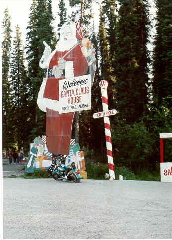 Serena grovelling at Santa's feet